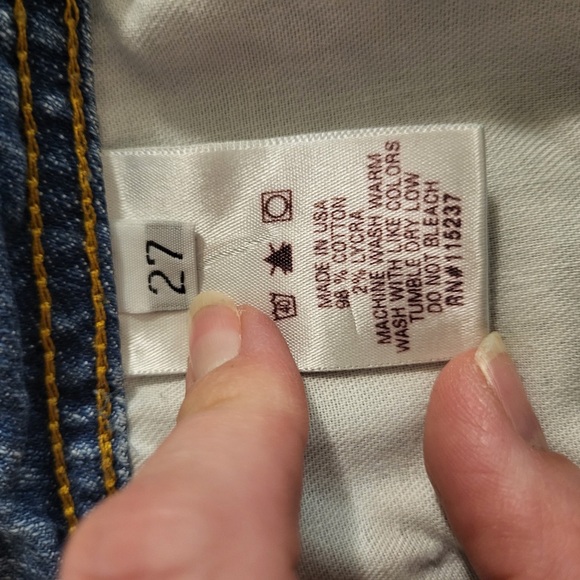 GRAIL Stylish Light Wash Jeans with Embroidery - Picture 9 of 10